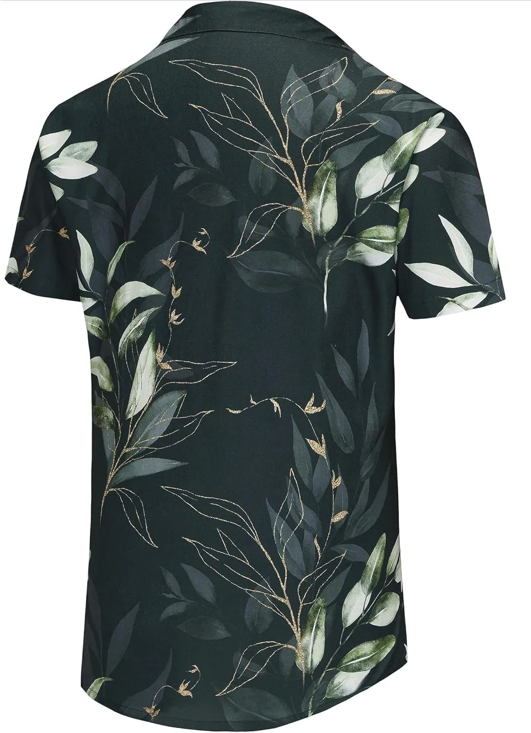KYKU Funky Hawaiian Shirt for Men Palm Beach Shirts Tropical Vacation Clothes