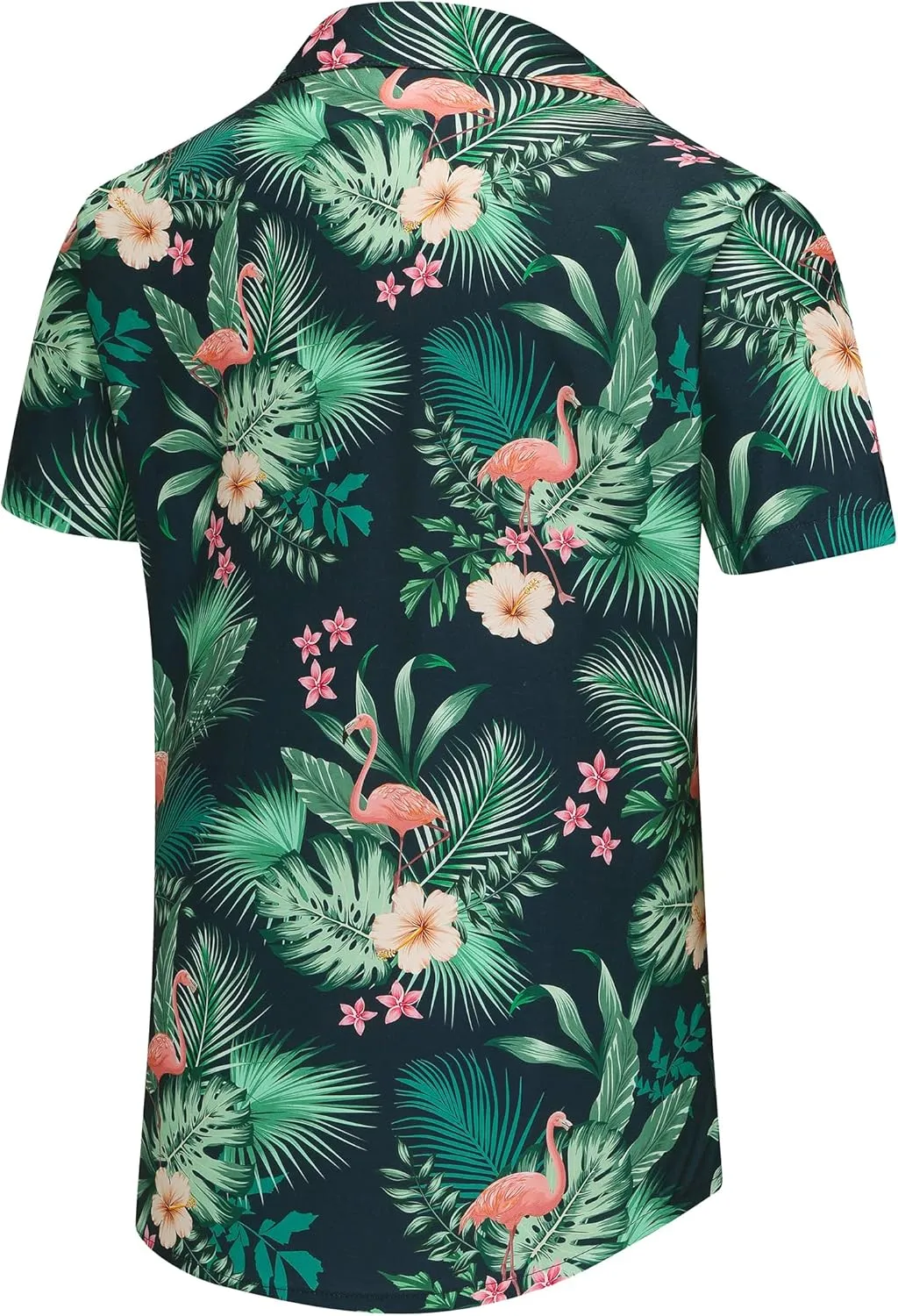 KYKU Funky Hawaiian Shirt for Men Palm Beach Shirts Tropical Vacation Clothes