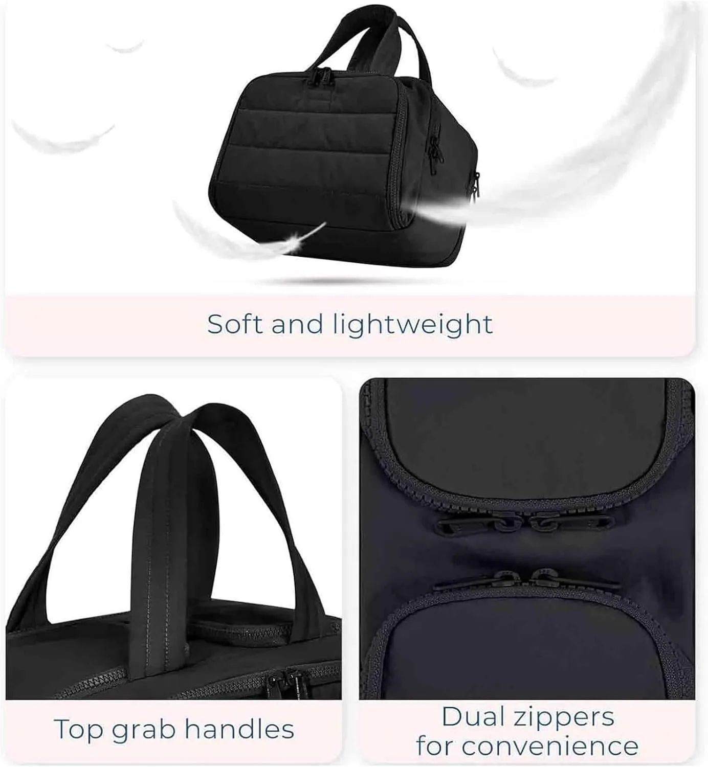 Large Capacity Wide-Open Travel Cosmetic Bag, 4-in-1 Multi-Functional Toiletry Organizer for Women, Waterproof Wash Bag with Separate Compartments, Camping Toiletry Bag for Travel (Dark Pink)