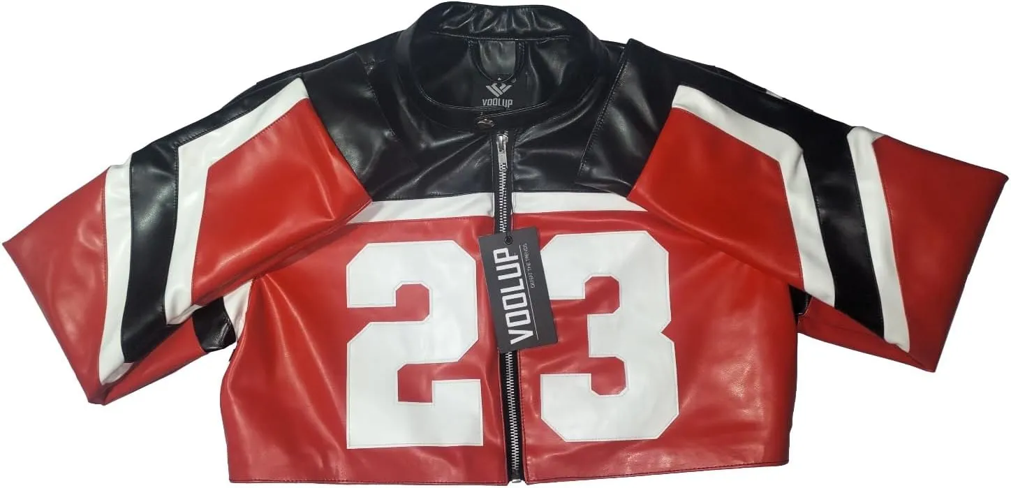 Leather Jacket Red Leather Jacket Womens Cropped Jacket Motorcycle Jacket Bomber Jacket Women Faux Leather