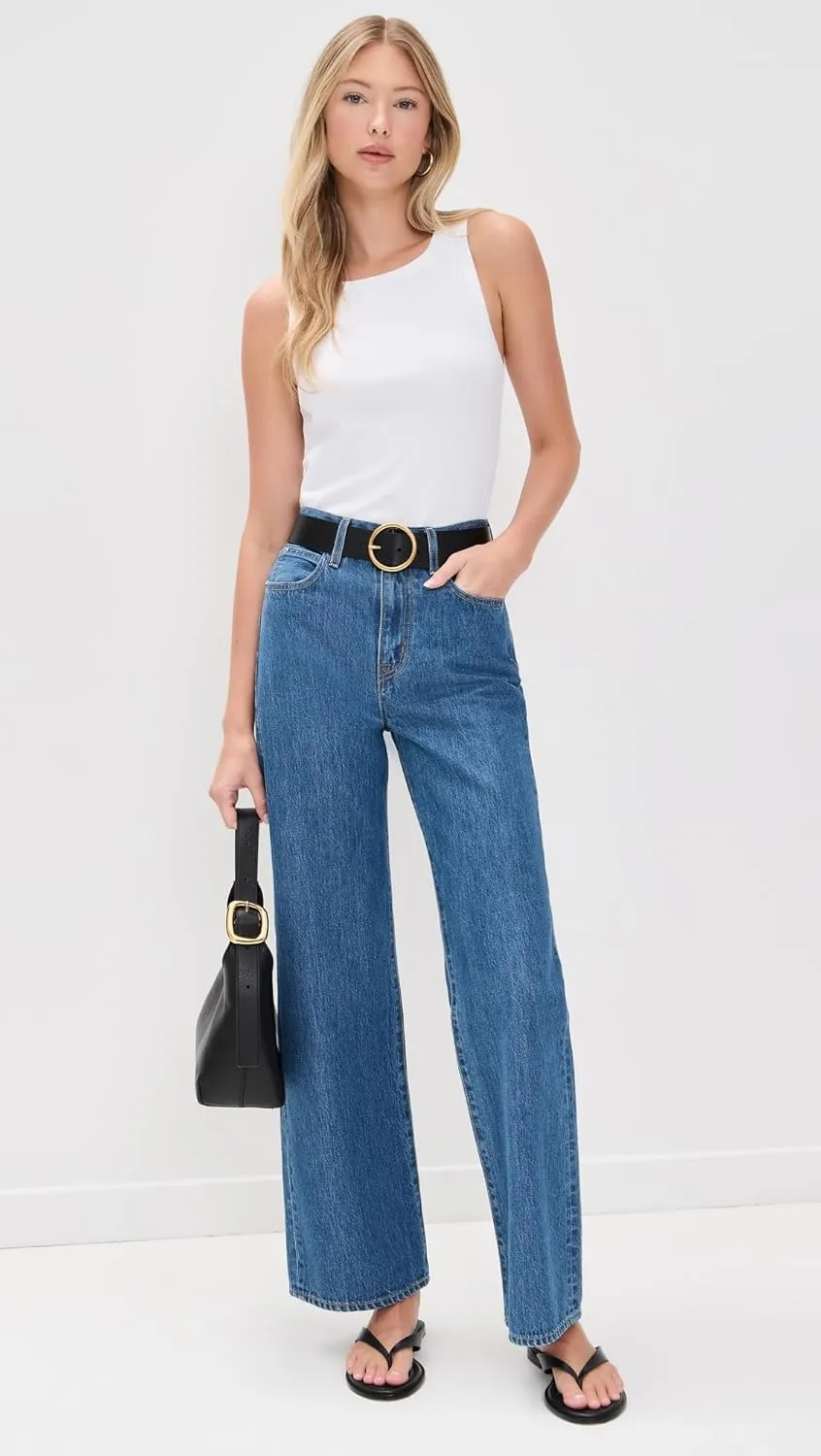 Madewell Women's Essential High-Neck Tank in Supima Rib