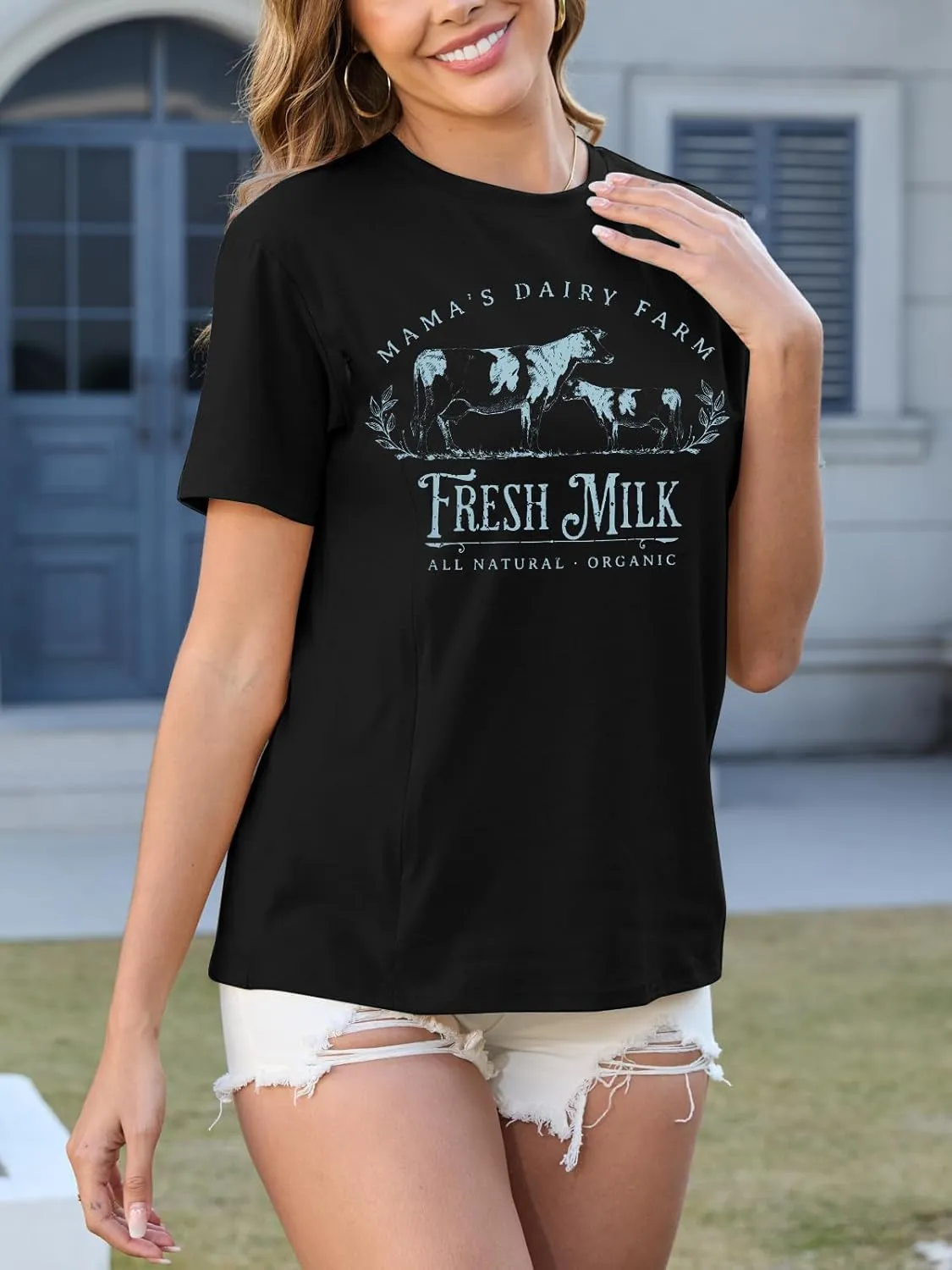 Mama Shirt Nursing Shirts for Breastfeeding Zip Maternity Tshirts Causal Mom Graphic Tees Mothers Gift Tops