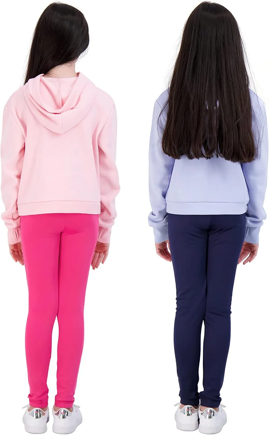 Marika Girls Athletic Fleece Hoodie and Legging Set Active Sweatshirt and Pants Outfit for Girls
