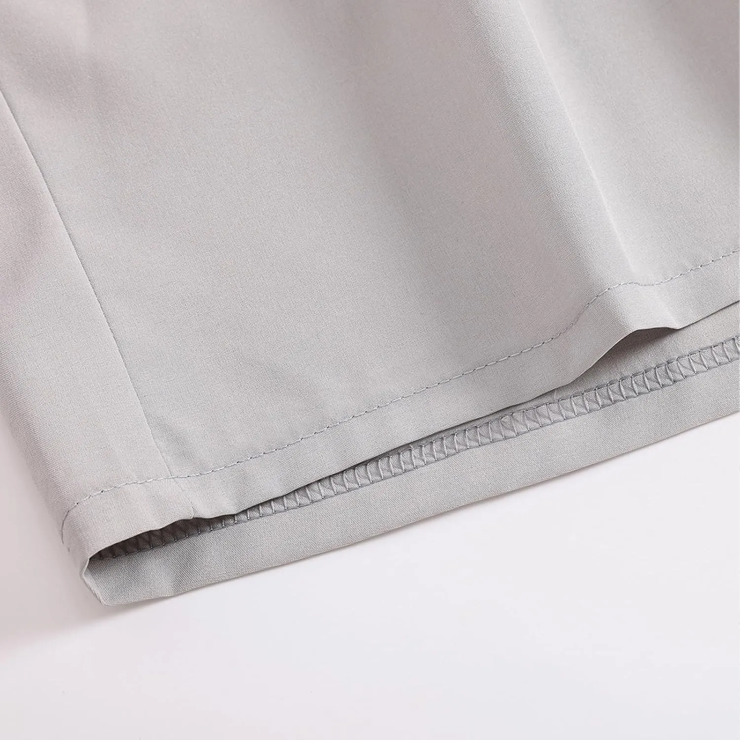 Men's Athletic Hiking Shorts Quick-Dry Waterproof Drawstring Short Reflective Stripe Ice Silk Pant with Zipper Pocket
