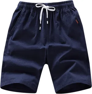 Mens Casual Shorts,Men's Athletic Outdoor Sport Sweatpants Summer Comfy Casual Short Pants with Pockets Men Work Pants
