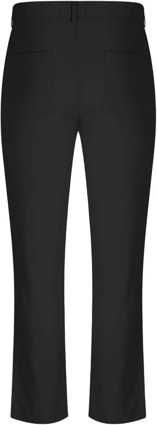 Mens Dress Casual Pants Plain Flat Front Pant Lightweight Beach Slacks Outdoor Fashion Summer Trouser with Pockets