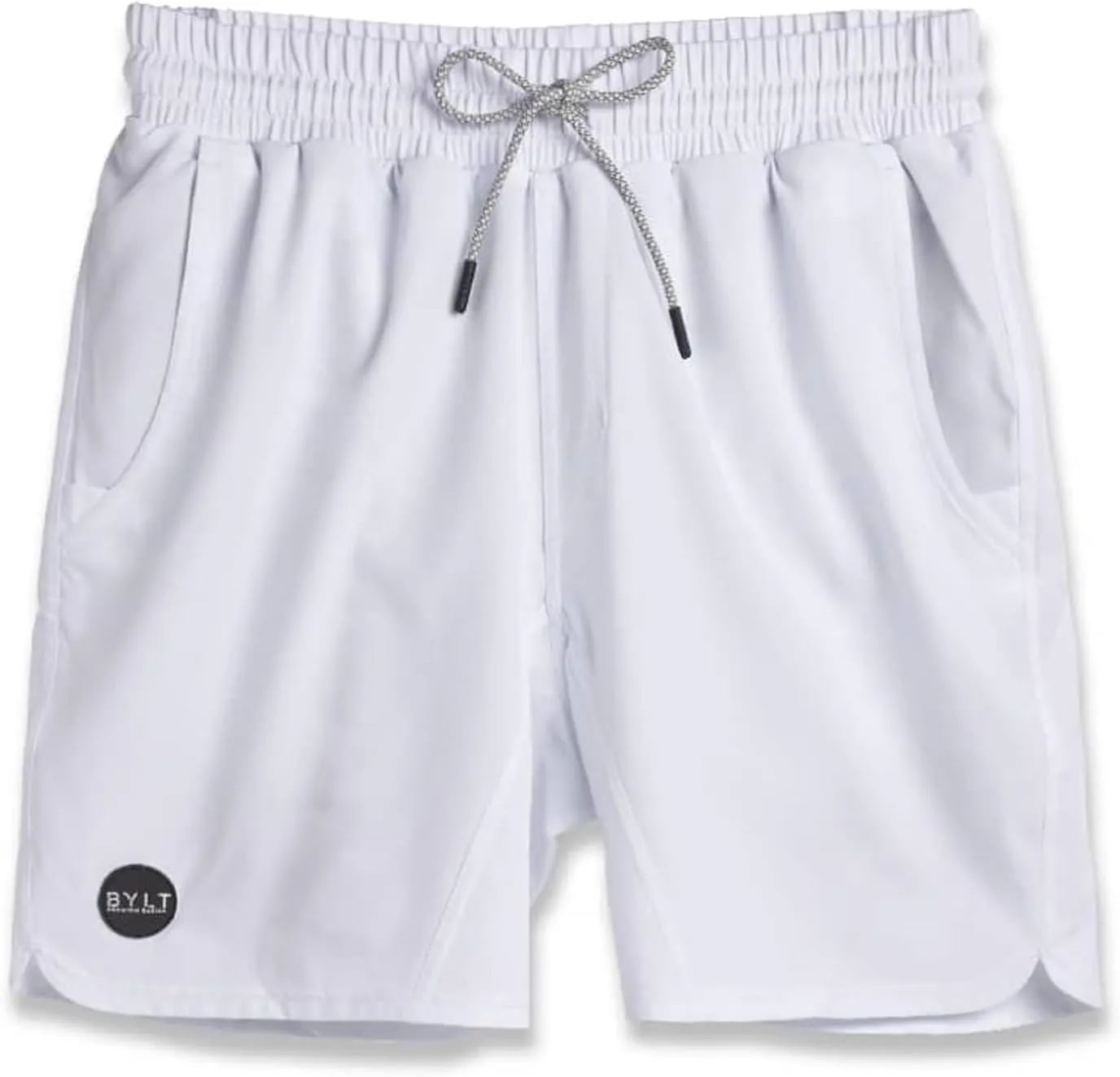 Men's Linered Active Short - Casual & Workout Shorts for Men with Drawstring - Lightweight Polyester & Spandex Fabric