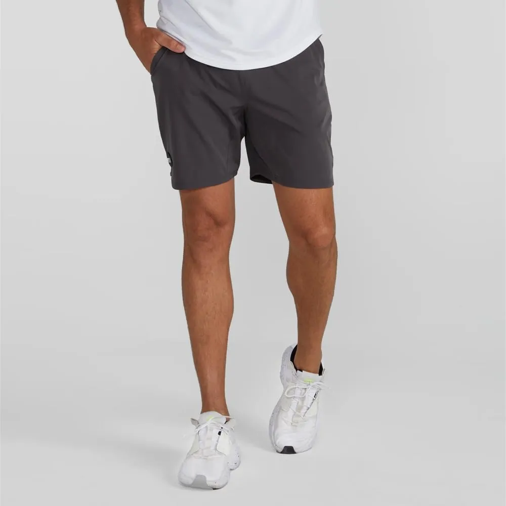 Men's Linered Active Short - Casual & Workout Shorts for Men with Drawstring - Lightweight Polyester & Spandex Fabric