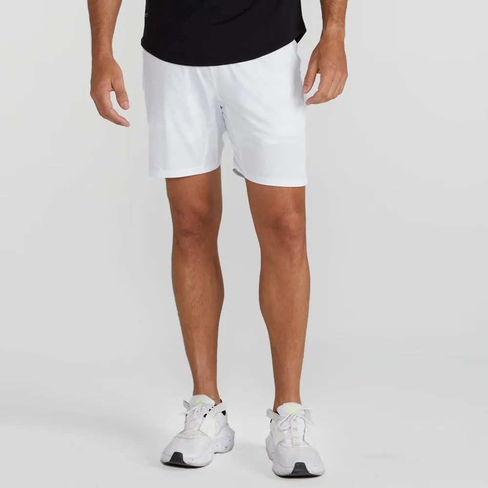 Men's Linered Active Short - Casual & Workout Shorts for Men with Drawstring - Lightweight Polyester & Spandex Fabric
