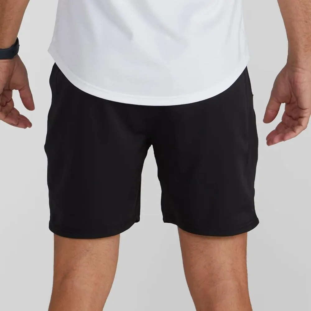 Men's Linered Active Short - Casual & Workout Shorts for Men with Drawstring - Lightweight Polyester & Spandex Fabric