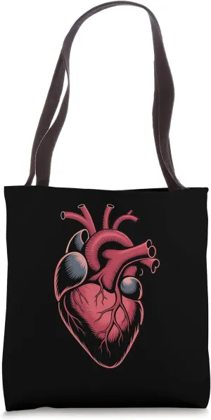 Mens MD Doctor Nurse I Love Heart You Gifts Organ Tote Bag