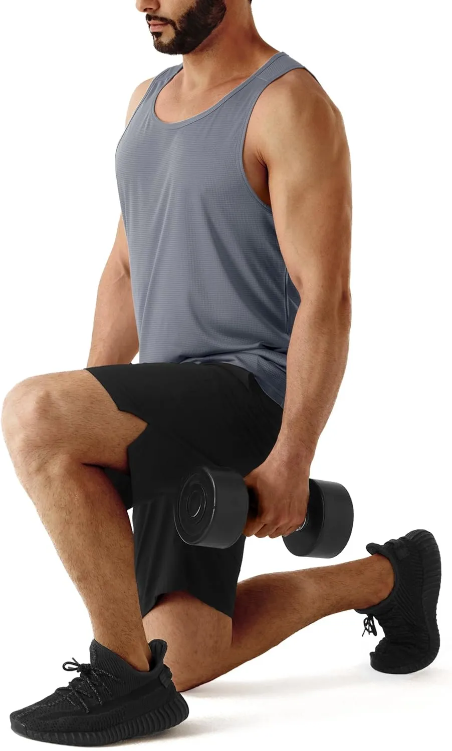 Men's Neon Swim Tank Tops Quick Dry Running Athletic Workout Gym Yoga Swimming Beach Marathon Muscle Sleeveless Shirts