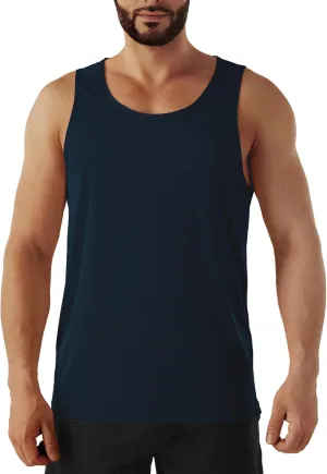 Men's Neon Swim Tank Tops Quick Dry Running Athletic Workout Gym Yoga Swimming Beach Marathon Muscle Sleeveless Shirts