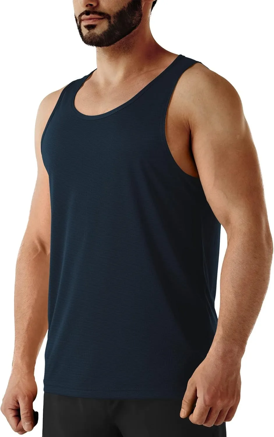 Men's Neon Swim Tank Tops Quick Dry Running Athletic Workout Gym Yoga Swimming Beach Marathon Muscle Sleeveless Shirts