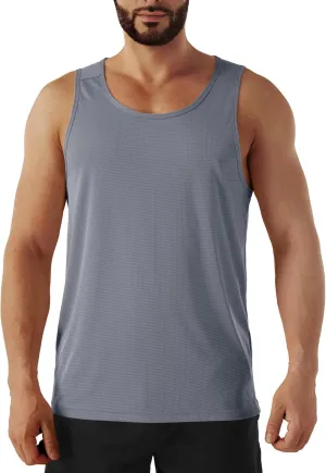 Men's Neon Swim Tank Tops Quick Dry Running Athletic Workout Gym Yoga Swimming Beach Marathon Muscle Sleeveless Shirts