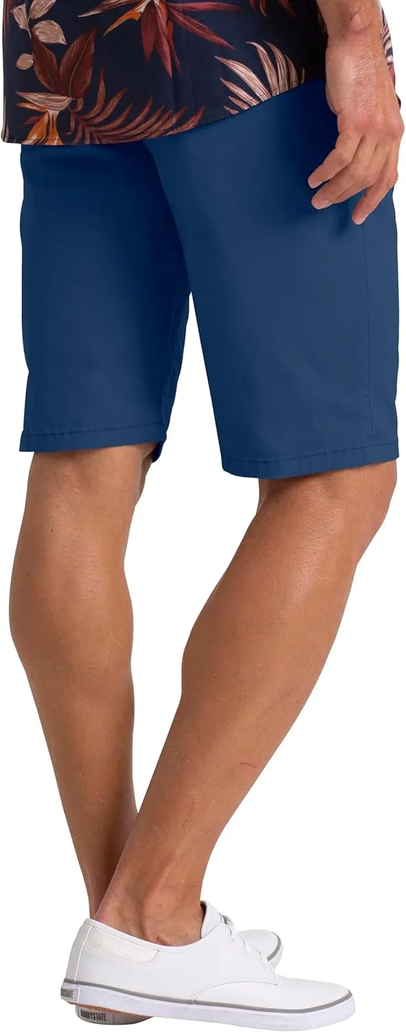 Mens Stretch Chino Casual Slim Fit Golf Summer Beach Comfort Stretch Shorts Half Pants