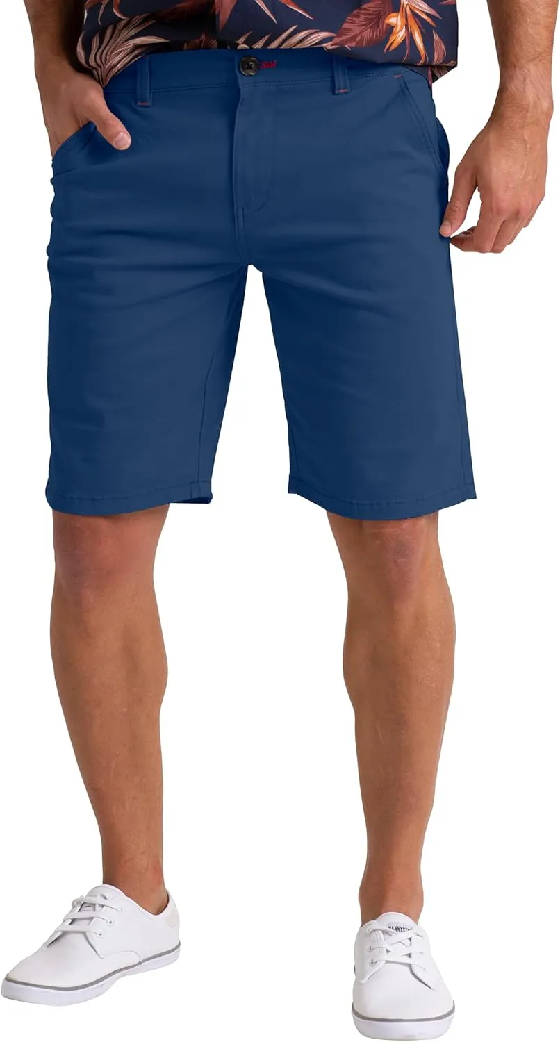 Mens Stretch Chino Casual Slim Fit Golf Summer Beach Comfort Stretch Shorts Half Pants