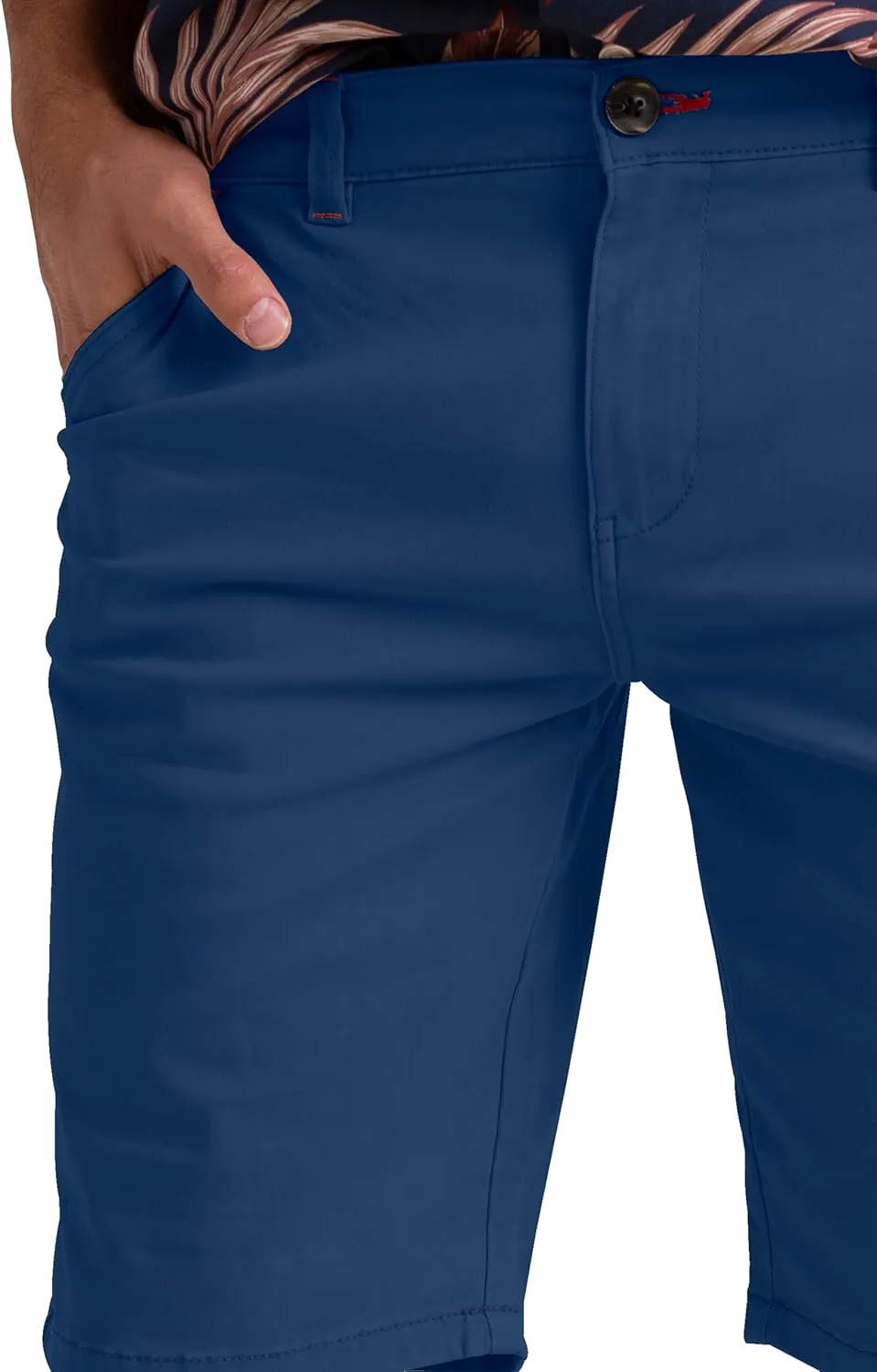 Mens Stretch Chino Casual Slim Fit Golf Summer Beach Comfort Stretch Shorts Half Pants