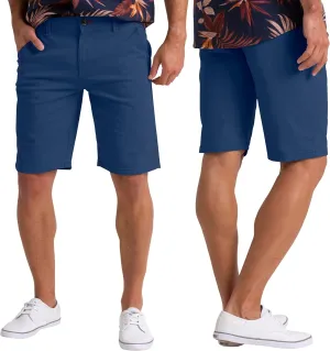 Mens Stretch Chino Casual Slim Fit Golf Summer Beach Comfort Stretch Shorts Half Pants