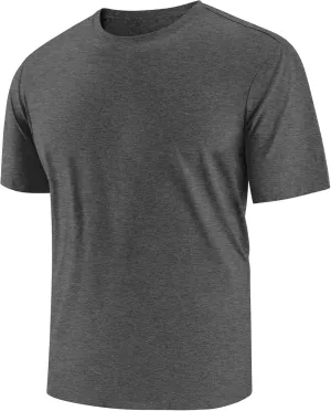 Men's T-Shirts Dry Fit UPF 50  Short Sleeve Workout Athletic Casual Gym Running Tee Fishing Tops Rash Guard Shirts