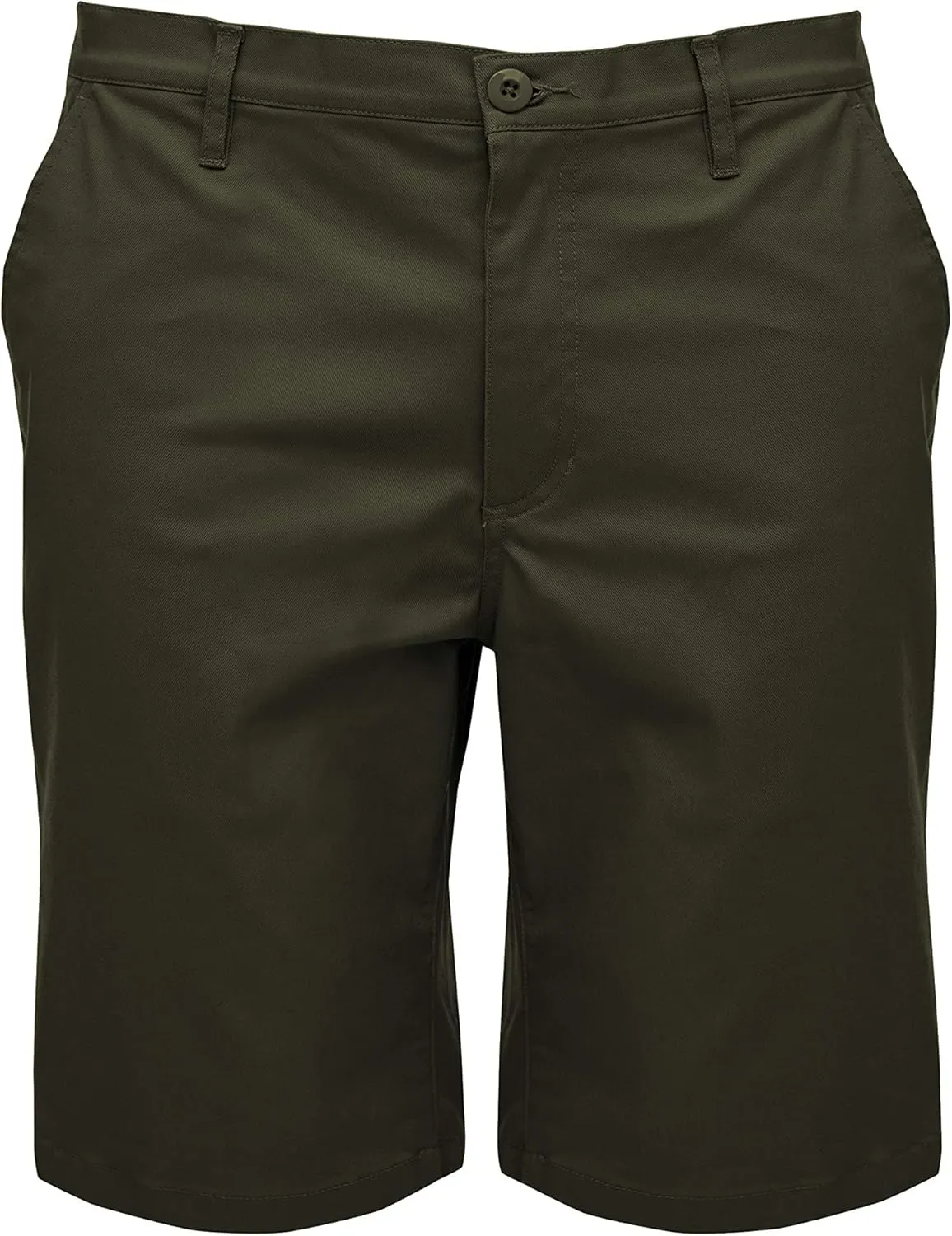 Mens Work Shorts Pants - Casual Stretch Cotton Twill Chino Slim Fit Multi Pocket Regular Big Sizes 30~46