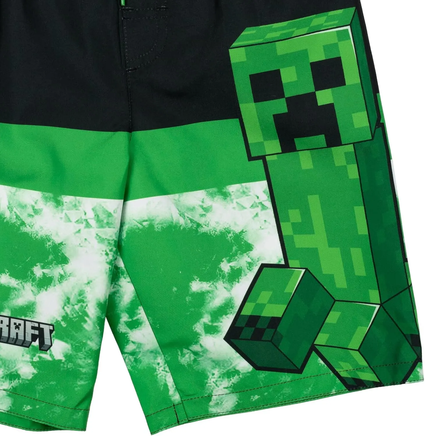 Minecraft UPF 50  Swim Trunks Bathing Suit Toddler to Big Kid Sizes (4T - 18-20)