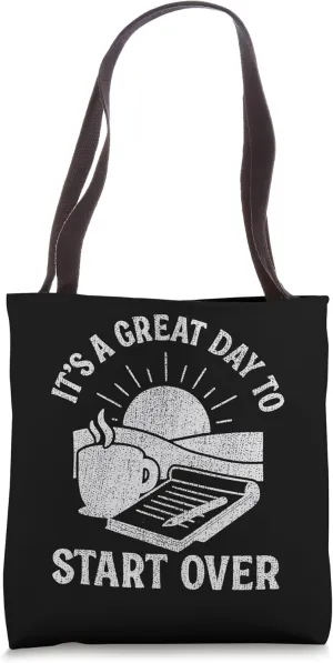 Motivational Sunrise Start Over Positive Mindset Tote Bag