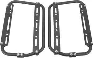 Motorcycle Rack, Saddle Bag Support Rack High Load Capacity Support Brackets Motorcycle Side Support Racks Aluminium Alloy Saddlebag Bar Rack Multi Functional Luggage Rack