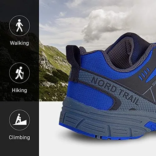 Mt. Hood II Low Kids Hiking Shoes - Outdoor Trekking Lace-Up Boys Sneakers