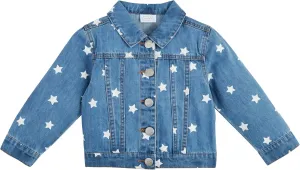 Mud Pie Girls Children's Denim Star Jacket
