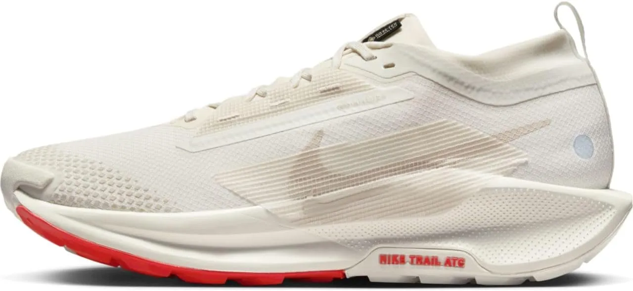 Nike Pegasus Trail 5 Gore-TEX Men's Waterproof Trail Running Shoes (FQ0908-100, Sail/Picante Red/Light Orewood Brown) Size 14
