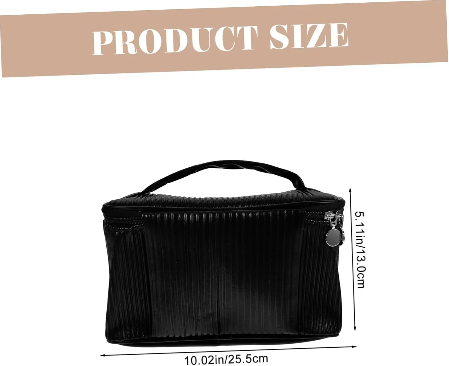 NOLITOY Travel Bathroom Bag Women's Makeup Bag Pu Leather for Hair Stuff for Women