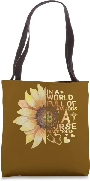 NP Nurse Week Practitioner Brain Of Doctor Nursing School Tote Bag
