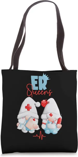 PA RN LPN Gnome Emergency Doctor And Nurse Gnomes ER Queens Tote Bag