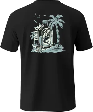 Palmyth Fishing Shirts for Men Short Sleeve T-Shirt UPF 50  Sun Protection UV Tee