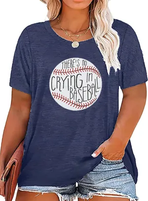Plus Size Baseball Mom Shirt Women Love Heart Graphic Baseball T Shirt Mothers Day Baseball Gift Short Sleeve Tees