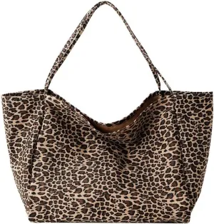 Pokn Leopard Bag Tote Bag Shoulder Bag Large Tote Bag Waterproof Tote Bag Crossbody Bag Canvas Bag Hobo Bag