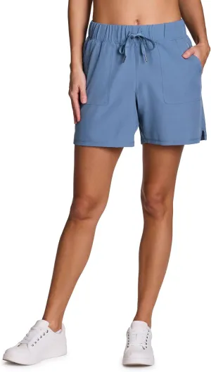 RBX Active Women's Walking Shorts, Stretch Woven Quick Drying Workout Hiking Short with Pockets, with Plus Sizes