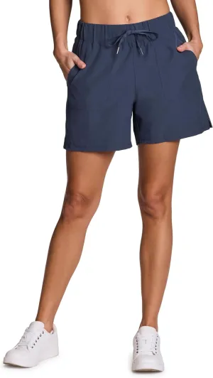 RBX Active Women's Walking Shorts, Stretch Woven Quick Drying Workout Hiking Short with Pockets, with Plus Sizes