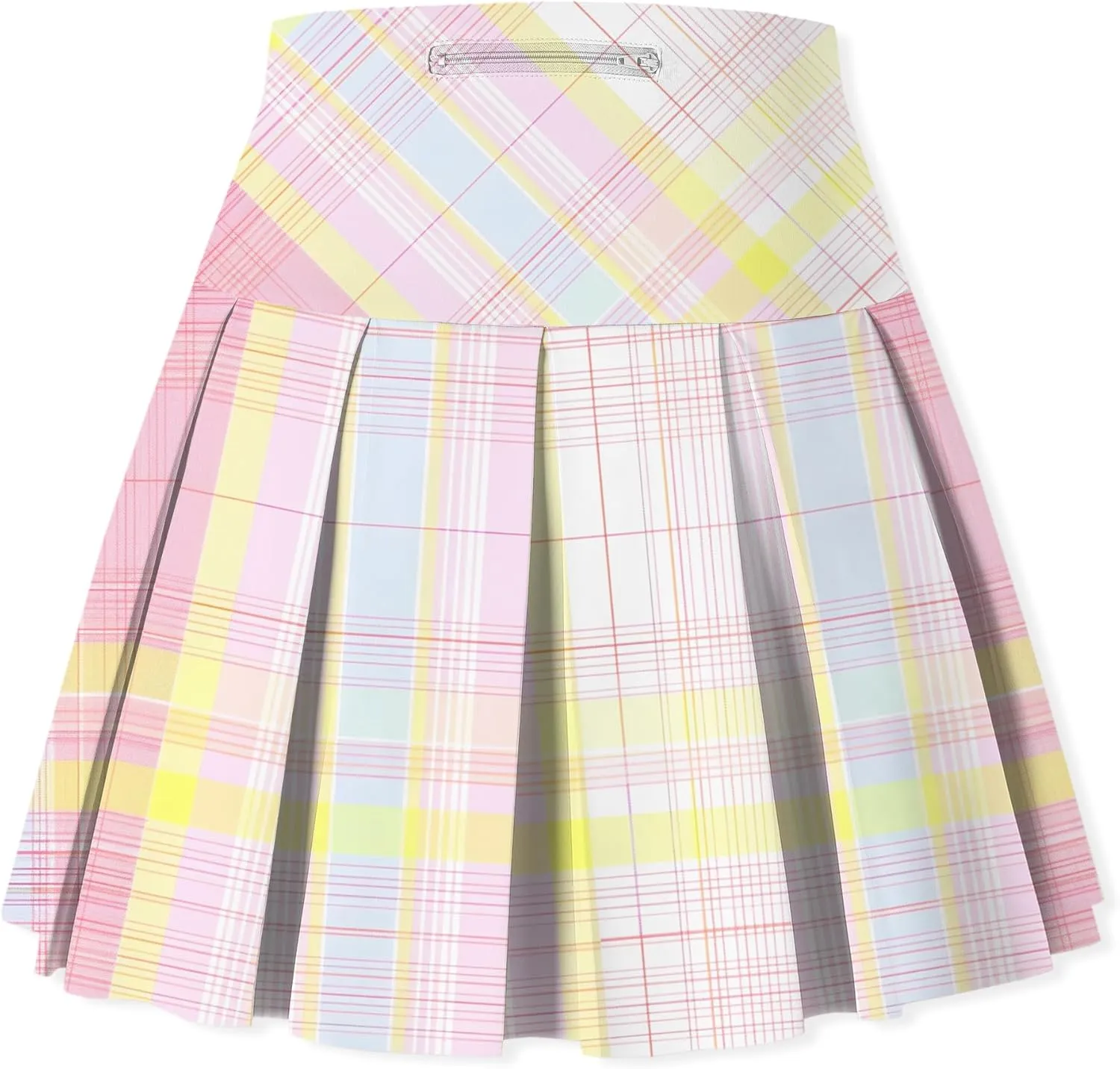 SANGTREE Women Pleated Tennis Skirt with Pockets Girls High Waisted Athletic Golf Skorts, 2 Years - US 4XL
