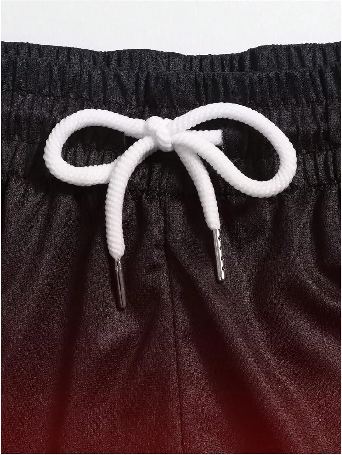 SHENHE Men's Graphic Shorts with Liner Cross Print Drawstring 2 in 1 Goth Gym Track Bottoms