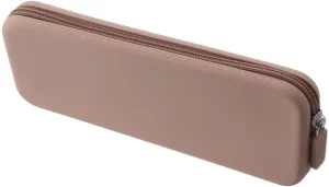 Silicone Cosmetic Case, Portable Storage Bag Zipper Case Travel Storage Bag Large Capacity Pencil Case for Travel Makeup Brushes