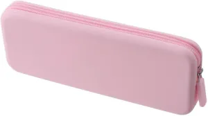 Silicone Cosmetic Case, Portable Storage Bag Zipper Case Travel Storage Bag Large Capacity Pencil Case for Travel Makeup Brushes