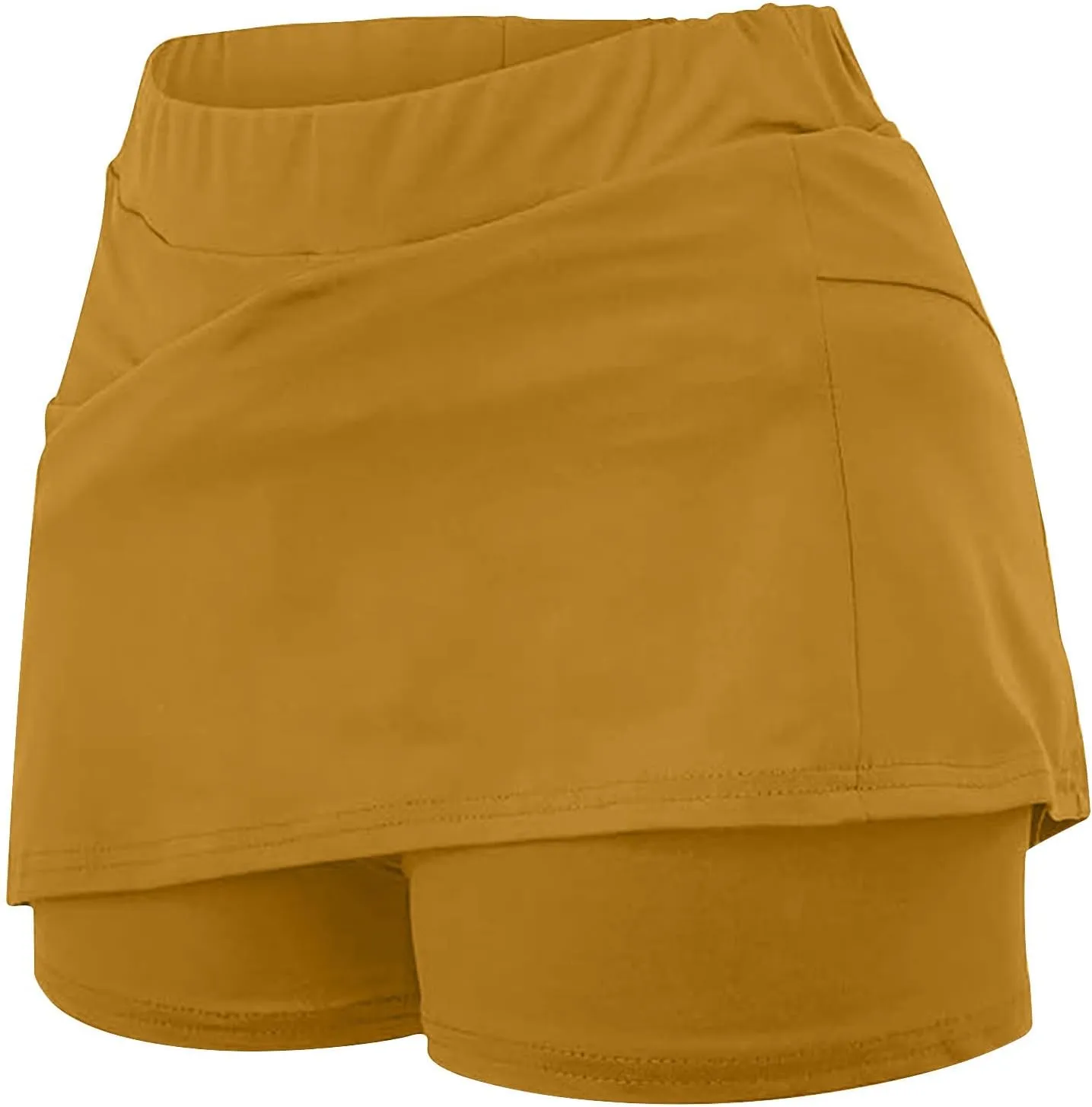 Skorts for Woman Fashion High Waist Skirts Inner Shorts 2025 Summer Solid Golf Skirt Pants Gym Yoga Running Clothes