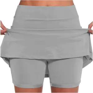 Skorts for Woman with Pockets Cute Tennis Skirt Golf Skirt with Shorts Underneath Summer Skirts Mini Dress Trendy 2025