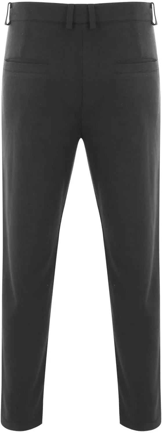 Slim Fit Suit Dress Pants Mens Chinos Straight Leg Stretch Business Work Office Pants Casual Golf Baseball Athletic Pants