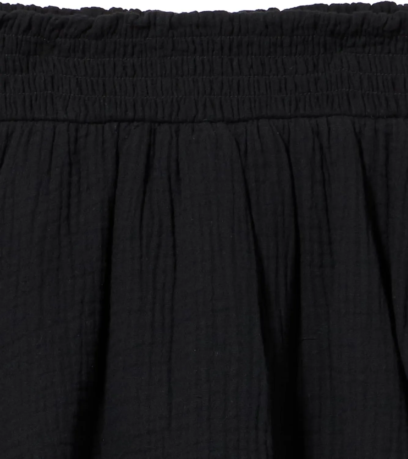 Speechless Girls' Cotton Smocked Waist Tiered Short Skirt