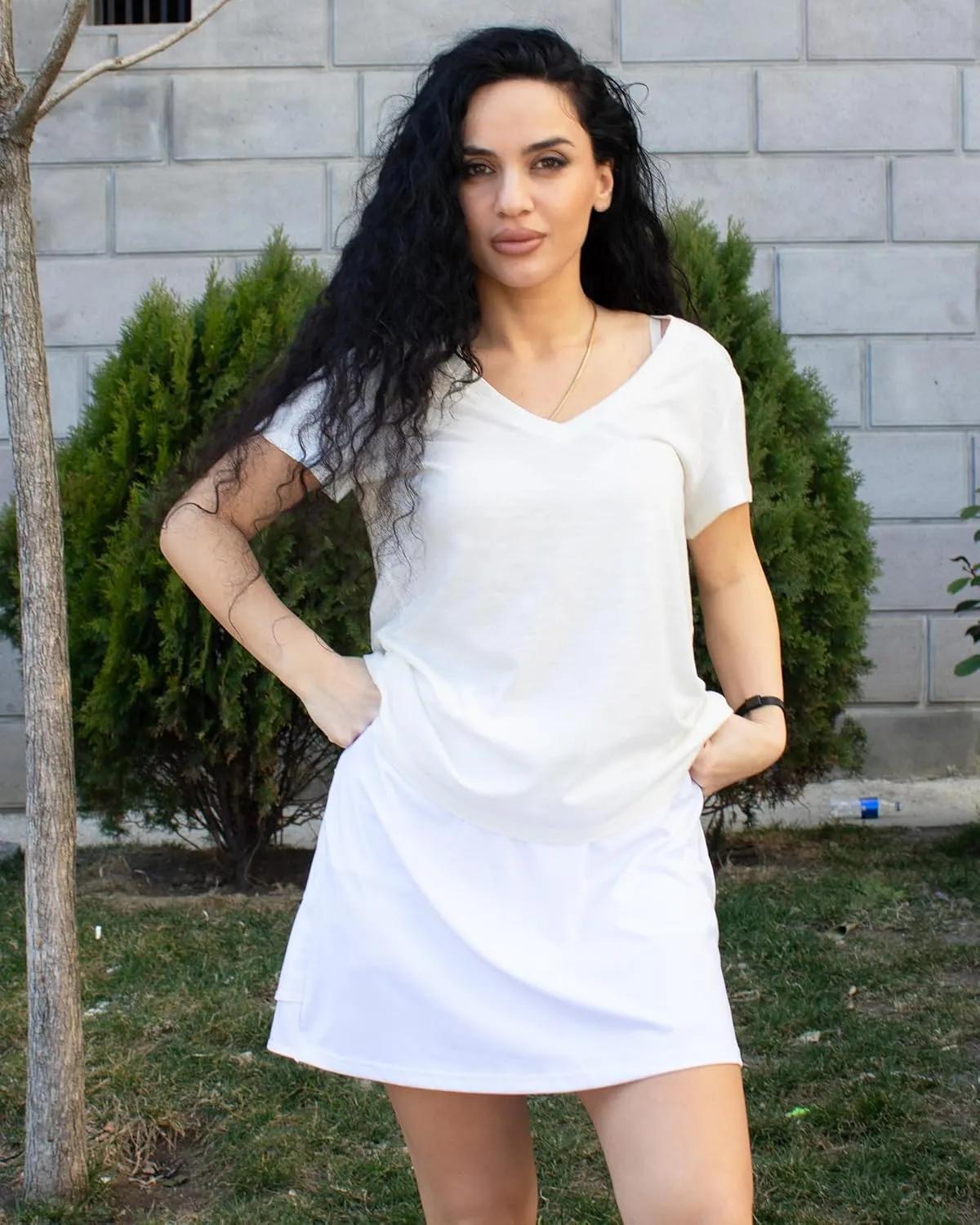 Stelle Tennis Skirts for Women Athletic Skirt with Shorts Golf Skort Pocket High Waisted Skorts Workout Pickleball
