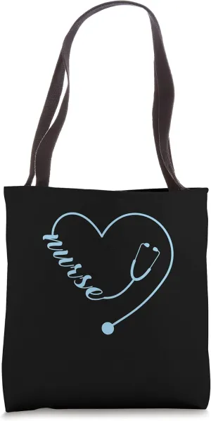 Stethoscope Heart Nurse Hospital Clinic Surgery Doctor Tees Tote Bag