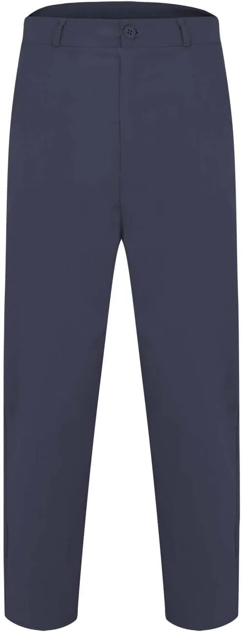 Suit Pants Mens Slim Fit Stretch Flat-Front Chino Golf Trousers Formal Casual Business Office Work Commute Pants with Pockets